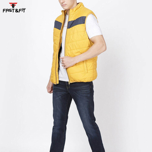 Venta caliente diseño de moda nueva llegada chaleco acolchado logotipo impreso personalizado disponible diferentes tamaños hombres chaleco acolchado - Product Image 4
