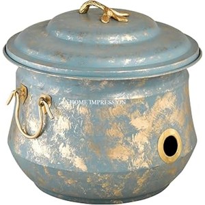 New Arrival Rose <b>Gold</b> Powder Coated Metal Creative Hose Pots Hammered Design Classic Eco-Friendly Garden <b>Planter</b> - Product Image 5