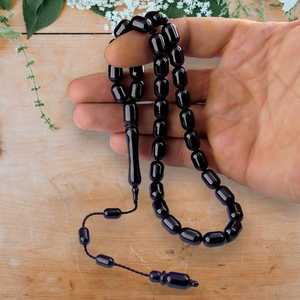 Factory Wholesale Resin Unisex Muslim Angel Prayer Beads Reading Words Rosary Worship Supplies Tasbih 33 Islamic Rosary - Product Image 4