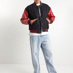 เสื้อแจ็คเก็ตผู้ชายแบบกำหนดเอง ผลิตในปากีสถาน สไตล์ใหม่ ระบายอากาศได้ดี ไซส์ใหญ่ เสื้อแจ็คเก็ตวาร์ซิตี้สำหรับผู้ชาย เสื้อแจ็คเก็ตเบสบอลสำหรับผู้ชาย - Product Image 2