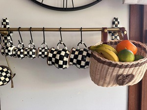 Cesta de Ratán Hecha a Mano con Correas de Cuero, Cestas de Almacenamiento Hechas a Mano, Ratán Natural, Modernas y Multifuncionales, Hechas en Vietnam - Product Image 5