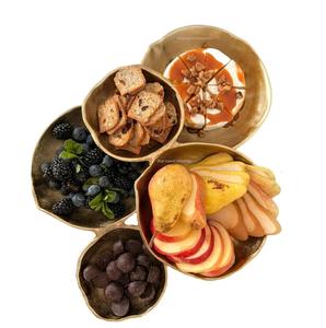 ชุดชามเสิร์ฟโลหะชุบทอง 7 ชิ้น สำหรับใช้ในบ้านและร้านอาหาร บรรจุในกล่อง - Product Image 4