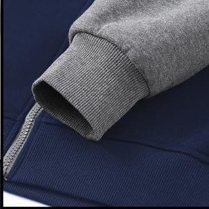 Ensemble 2 pièces de survêtement athlétique pour homme-Sweat à capuche zippé et joggers avec poches, tenue décontractée et de sport - Product Image 4