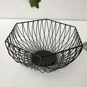 High Quality Eco-Friendly Iron <b>Basket</b> Open <b>Mesh</b> Structure for Optimal Airflow Drying Home Kitchen Dining Modern Design Low Price - Product Image 2