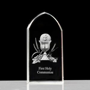 Petit Pont En Gros Personnalisation Première Sainte <span class=keywords><strong>Communion</strong></span> Religieux Filles Garçons Cadeaux Promotionnels En Cristal - Product Image 2