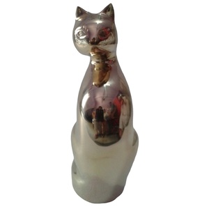 High Quality Brass Sitting <b>Cat</b> Cremation Pet <b>Urns</b> With Polished Metal Funeral <b>Urns</b> For Human Ashes <b>Cat</b> Cremation <b>Urns</b> - Product Image 1