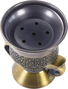 Brûleur d'encens décoratif en métal Bakhoor, style arabe, écologique, pour une fragrance de luxe à la maison - Product Image 3