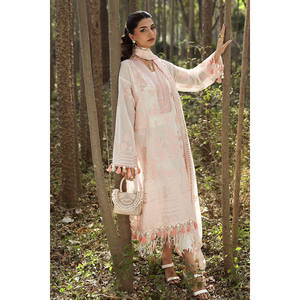 Conjunto de Traje de Algodón con Bordado de 3 Piezas para Mujer con Dupatta de Chifón Bordado LE-62002 - Product Image 3