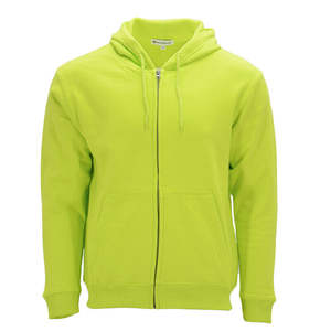 Sudaderas con capucha y cremallera completa de alta calidad para hombre con logotipo personalizado, sudadera cálida de manga larga con capucha Lisa para otoño - Product Image 3