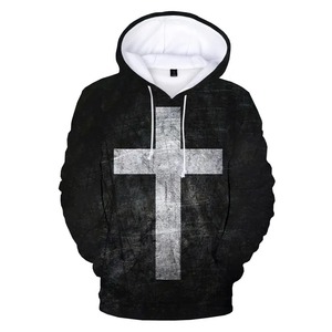 Sudaderas Cristianas Premium para Hombre, 100% Algodón, Estilo Hip Hop, Corte Regular, Logotipo Personalizado Bordado, Invierno - Product Image 3