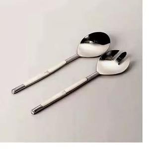 Nouveau design ensemble de couverts en métal cuillère fourchette pour servir la salade à la maison cuisine - Product Image 2