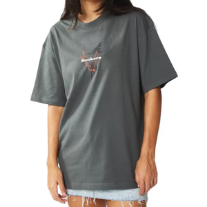 Vente en gros T-shirt 100% coton pour femmes sur mesure Épaule tombante surdimensionnée Poids lourd 240 GSM Options multicolores - Product Image 4