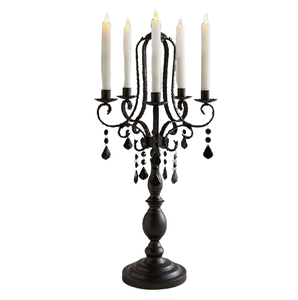 Festive & Parties New Look Metal Tealight Candelabro Pintado a mano Acabado Diseño Candelabro Titular Home Villa - Product Image 5
