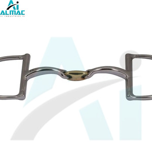ALMAC Mèche en acier inoxydable en forme de D Double joint construit une communication fluide entre le cavalier et le cheval dans diverses disciplines - Product Image 5