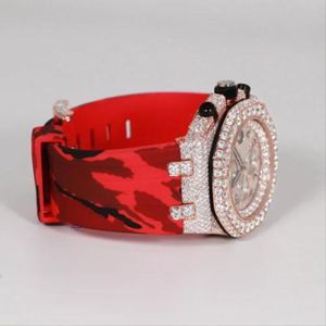 นาฬิกาเพชรสีอะนาล็อกทำจากสเตนเลสสำหรับทั้งชายและหญิง - Product Image 3