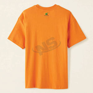 เสื้อยืดแขนสั้นผ้าฝ้าย100% ทรงหลวมสำหรับผู้ชายผ้าแห้งเร็วสวมใส่สบายมาใหม่ - Product Image 2