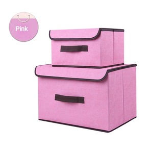 Portable Dustproof for storage box with lid Flip Top Cardboard Storage Box