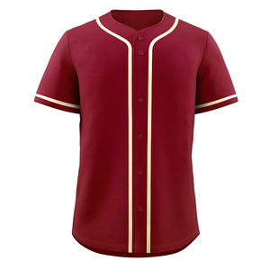 Maillot de baseball haut à la mode vêtements de sport Logo personnalisé meilleure qualité confortable maillot de baseball à séchage rapide - Product Image 6