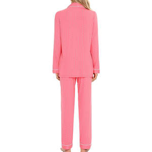 Haute qualité personnalisé femmes robe de nuit respirant décontracté solide motif pyjama nuit costume pour automne été printemps hiver - Product Image 2