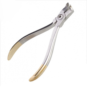 Pince dentaire manuelle réglable à 3 branches en acier inoxydable plaqué or, certifiée CE, classe II, haute qualité - Product Image 2