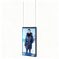 Écran LCD grand format 65 pouces pour affichage publicitaire multimédia et signalétique numérique suspendu au plafond, idéal pour les magasins et la visualisation en plein soleil – Approvisionnement direct usine