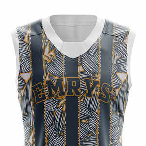 เสื้อบาสเก็ตบอลสำหรับผู้ชายเสื้อบาสเก็ตบอลออกแบบได้ตามต้องการ - Product Image 4