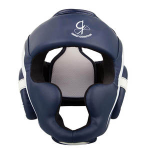 Meilleur fabricant Protection de la demande du client Tête de boxe Logo imprimé sur mesure Protège-tête de boxe d'entraînement confortable - Product Image 2