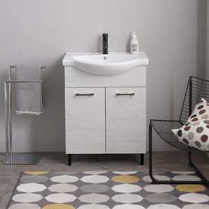 Mueble de Baño de Suelo Ravenna de Roble Blanco de 65 cm, Elegantes Conjuntos de Baño - Product Image 3