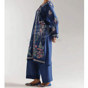 Chemise et pantalon pour femmes 2026 Ensemble pakistanais Shalwar Kameez 2 pièces en taille adulte Personnalisé à vendre - Product Image 2