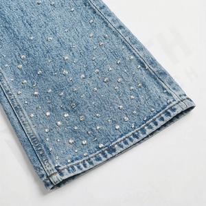 Professional Made New <b>Women's</b> Skinny Denim <b>Jeans</b> Pant Winter Casual Wear Stylish Rhinestone Price Outdoor Use Streetwear - Product Image 6