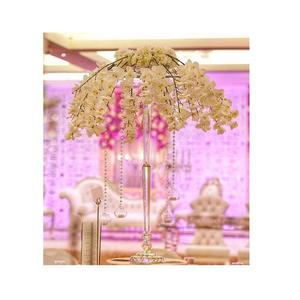 Pièce maîtresse de vase à fleurs en acrylique Pièce maîtresse de taille et de forme personnalisées pour mariage et décoration de la maison - Product Image 1