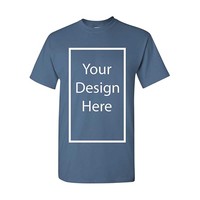 T-shirts personnalisés pour hommes - Design personnalisé avec texte, images et logo sur le devant/le dos, 100% coton, couleur et taille personnalisables