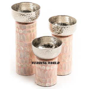 Juego de Tres Tazones para Chocolate con Base de Madera, Forma Redonda, Diseño de Lujo, Nuevo, Venta al por Mayor - Product Image 2