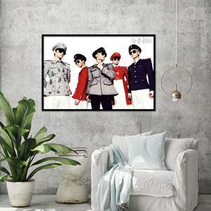 Modern Style SHINee Wall <b>Posters</b> Paper Material - Product Image 2