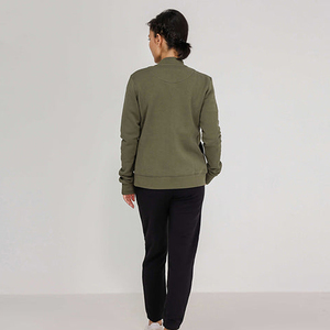 เสื้อแจ็คเก็ตบอมเบอร์ผู้หญิงแบบยาว สีพื้น สำหรับฤดูหนาว แบรนด์ส่วนตัว สวมใส่สบาย ระบายอากาศได้ดี เหมาะสำหรับกิจกรรมกลางแจ้ง ราคาดีที่สุด - Product Image 3