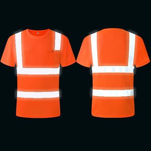 Camisa reflectante de seguridad de alta calidad Ropa DE TRABAJO Seguridad en la construcción Camiseta DE TRABAJO Camiseta de manga corta reflectante de alta visibilidad - Product Image 5