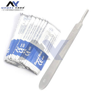 LAMES DE SCALPEL #10 COMPREND #3 POIGNÉE EN MÉTAL ADAPTÉ POUR DERMAPLANING, ARTISANAT, INSTRUMENTS/ÉQUIPEMENT A + QUALITÉ - Product Image 4