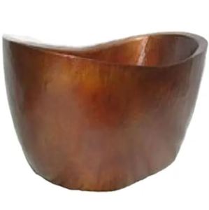 Moderna Bañera de Lujo con Patas de Garra, Independiente, Acabados en Patina de Villa, Cobre Pulido, Níquel Brillante, Baño Moderno - Product Image 2