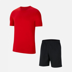 Ensemble short d'entraînement d'été 2 pièces pour hommes personnalisé Chemise respirante et short de survêtement-Wear - Product Image 1