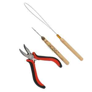 Pince d'extension de cheveux Mini Micro Nano anneau de haute qualité accessoire d'outil d'ouverture et de retrait pour les extensions de cheveux par Zonedge - Product Image 2