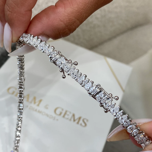 El más vendido IGI Certified VVS Marquise y Pear Cut Lab Grown Diamond 14K Collar de oro sólido Joyería de gama alta de la India - Product Image 4