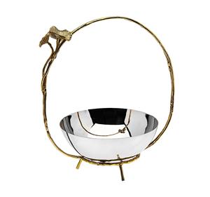 ชามตอกโลหะสำหรับตกแต่งใช้ในบ้านและห้องครัวชามผลไม้แห้งและอินทผาลัมขายส่งจำนวนมาก - Product Image 6