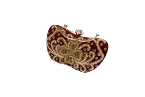 2024 Chic bohème jour de mariage mariée pochettes fabriqués à la main spécial paillettes perlées conception à la mode dame sacs à main pour - Product Image 3