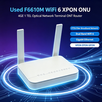 Routeur EPON GPON F6610M XPON ONU WiFi 6 d'occasion avec passerelle fibre optique 4GE + 1TEL pour solution de haut débit FTTH ISP