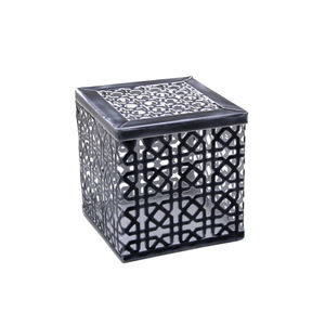 Caja decorativa de boda de nuevo diseño, caja de forma rectangular de Metal de Color negro para caja de almacenamiento decorativa de mesa personalizada a granel - Product Image 4