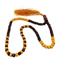 Tasbih Islami Resin elegan, manik-manik buatan tangan Misbaha Subha untuk Pria & Wanita