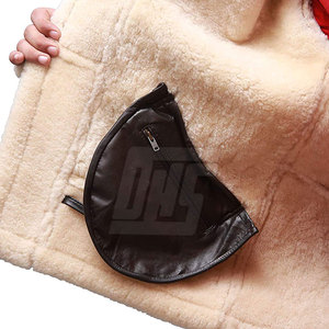 แจ็กเก็ตหนังแกะของผู้ชายมาใหม่แจ็คเก็ตหนังแกะสำหรับฤดูหนาว - Product Image 4