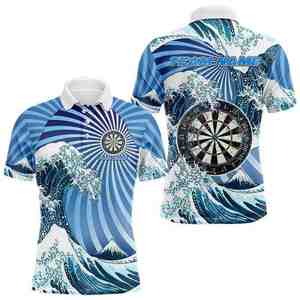 Camisa Casual de Talla Grande para Hombre, Estampado Digital Sólido, 100% Algodón, Antiarrugas, con Bolsillo, Manga Corta, Verano, Unisex, OSTROWEARS - Product Image 6