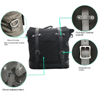 Tas Samping Motor Retro, Tas Sadel Sepeda Motor, Kotak Brigade, Tas Pelana Lokomotif, Kanvas Anti Air, Ukuran Besar, Cetak Laser, Grup JNA