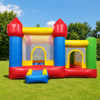 Vente directe d'usine, château gonflable pour enfants en PVC, logo et couleur personnalisés, utilisation en extérieur